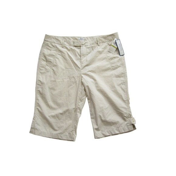 New Women Dockers Cotton Favorite Fit Mid Rise Capri Pants Sz 14 (WP112) - Picture 1 of 11